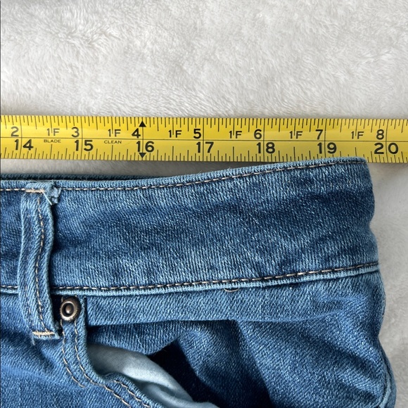 NY&C Slim Slouch Women's Distressed Blue Jeans 18 - Picture 8 of 12